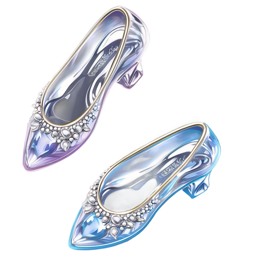 Glass Slipper In Crystal Clear Png 06132024 PNG Image