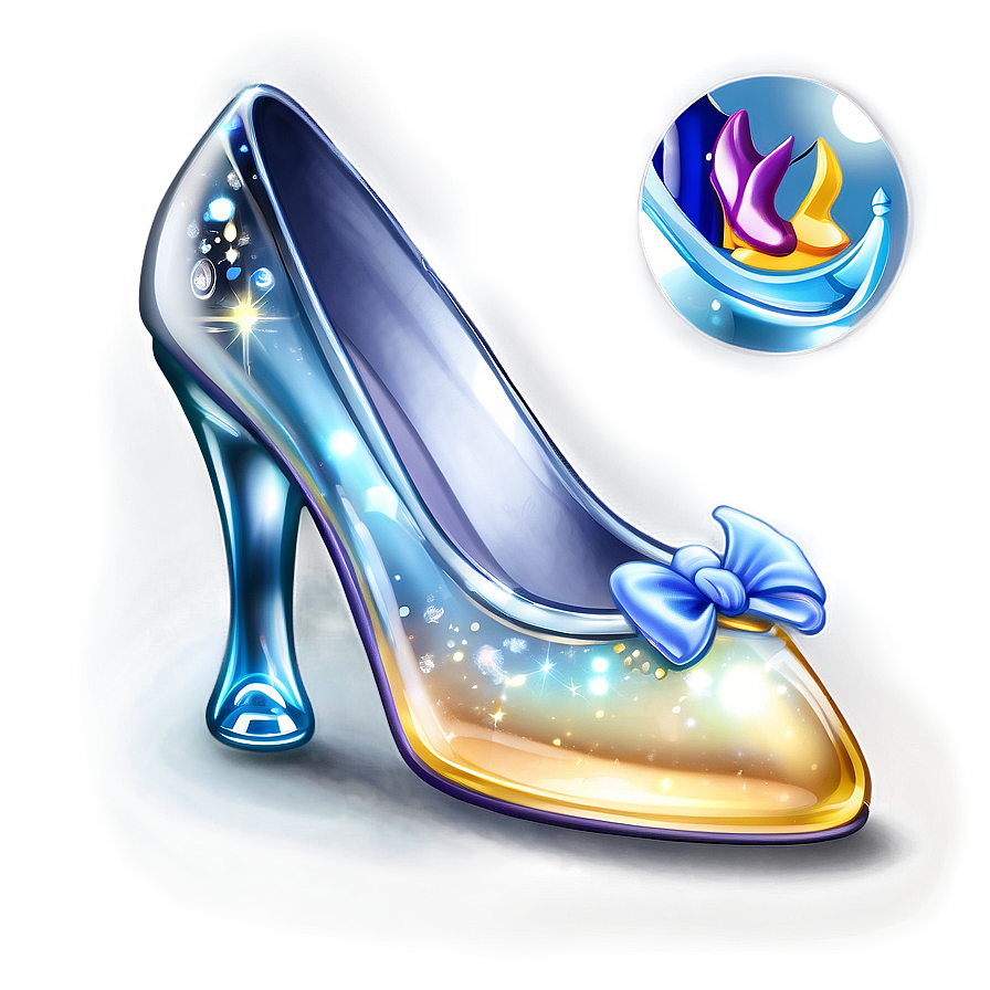 Glass Slipper With Soft Glow Png Qjy PNG Image