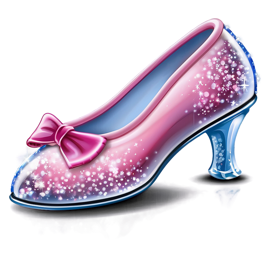 Glass Slipper With Sparkles Png Edb6 PNG Image