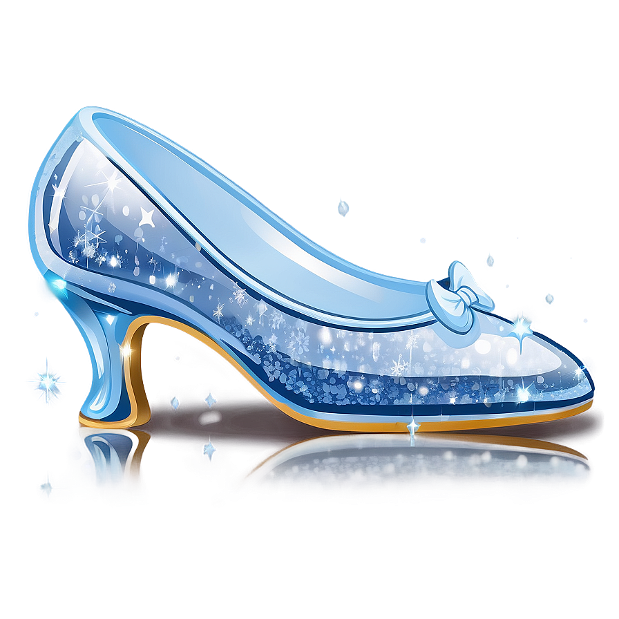 Glass Slipper With Sparkles Png Odn PNG Image