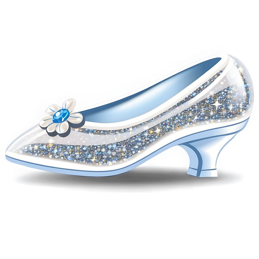 Glass Slipper With Sparkles Png Sxx84 PNG Image