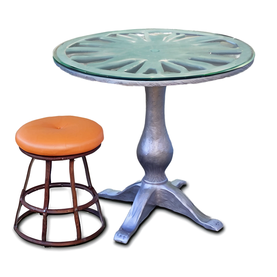 Glass Top Outdoor Table Png Vnl PNG Image