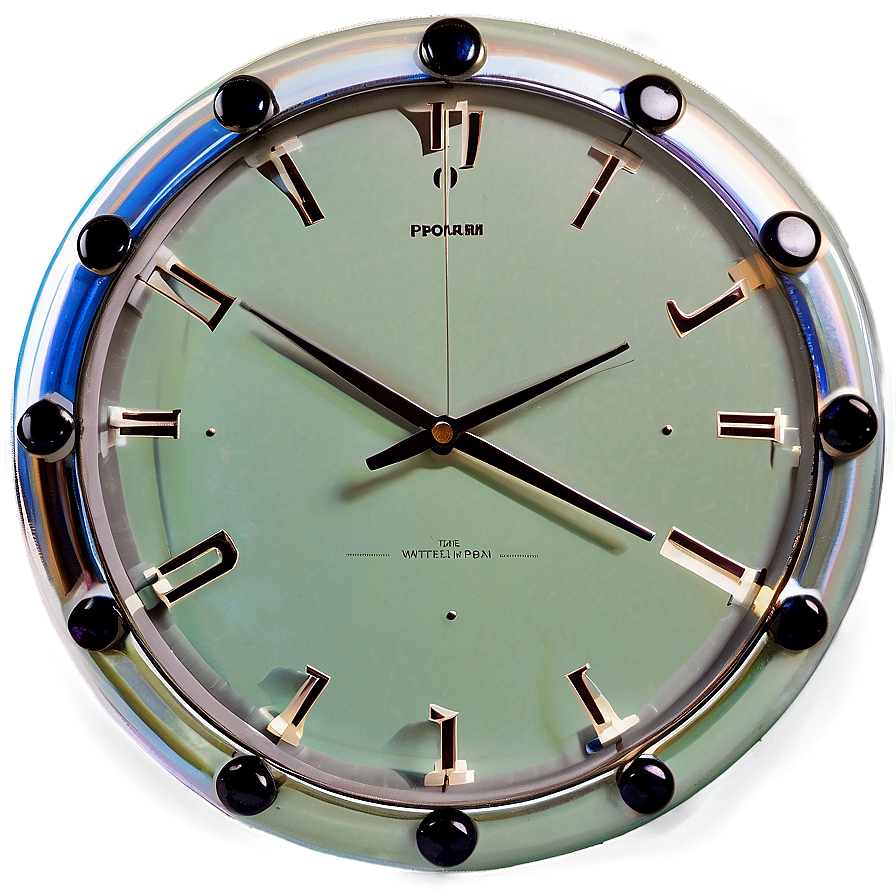 Glass Wall Clock Png 86 PNG Image