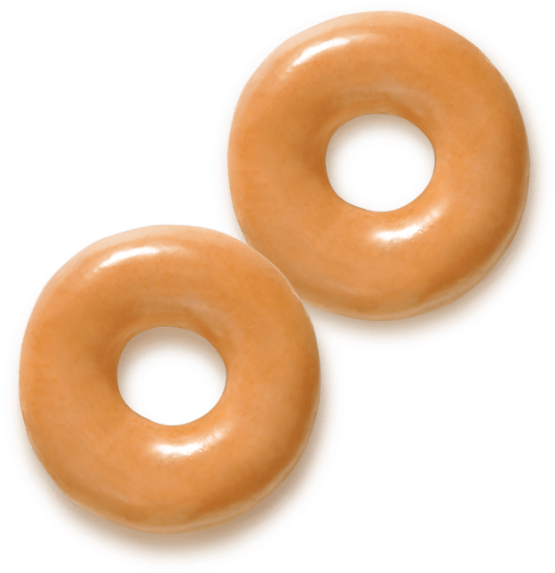 Glazed Doughnuts Top View.png PNG Image