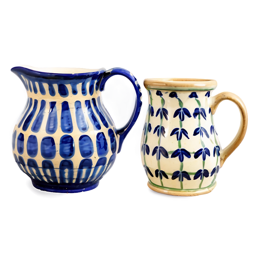 Glazed Pottery Jug Png Jjg34 PNG Image