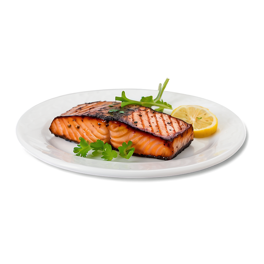 Glazed Salmon Steak Png Brm PNG Image