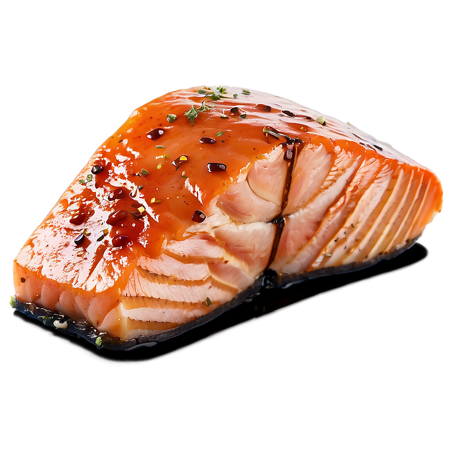 Glazed Salmon Steak Png Usl PNG Image