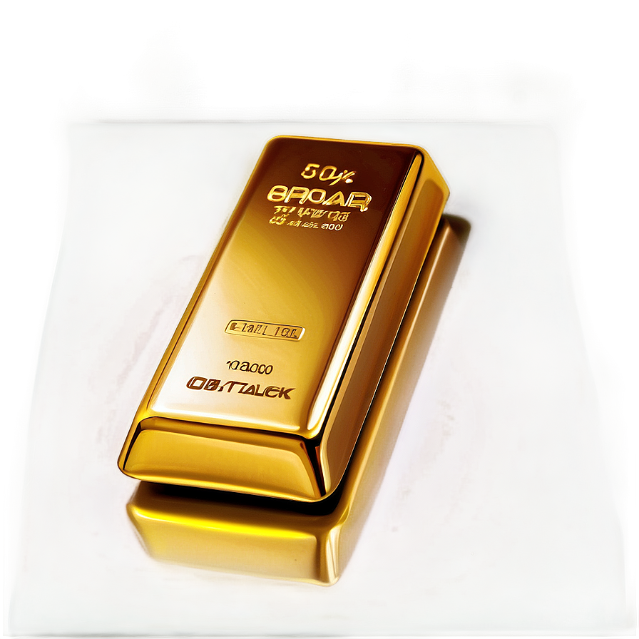 Gleaming Gold Bar Png Rgh PNG Image