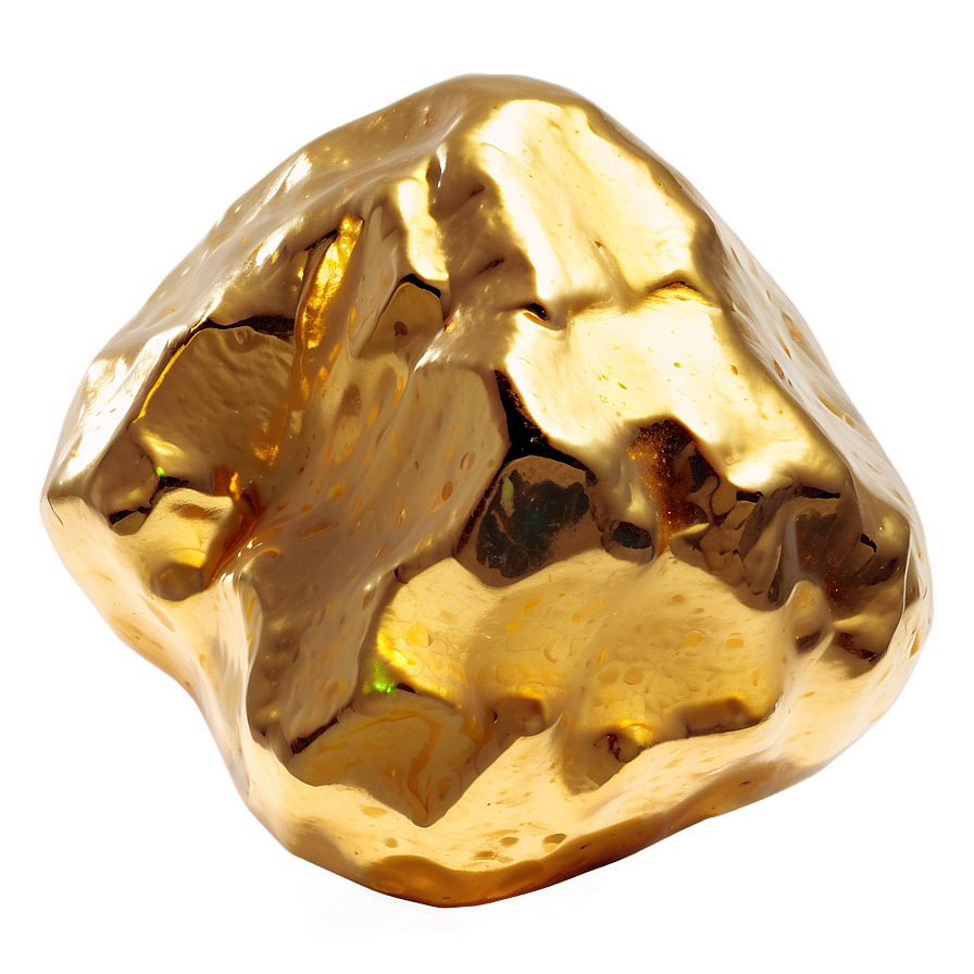 Gleaming Gold Nugget Png Uou81 PNG Image