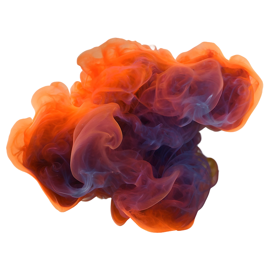 Gleaming Orange Smoke Fantasy Png 48 PNG Image