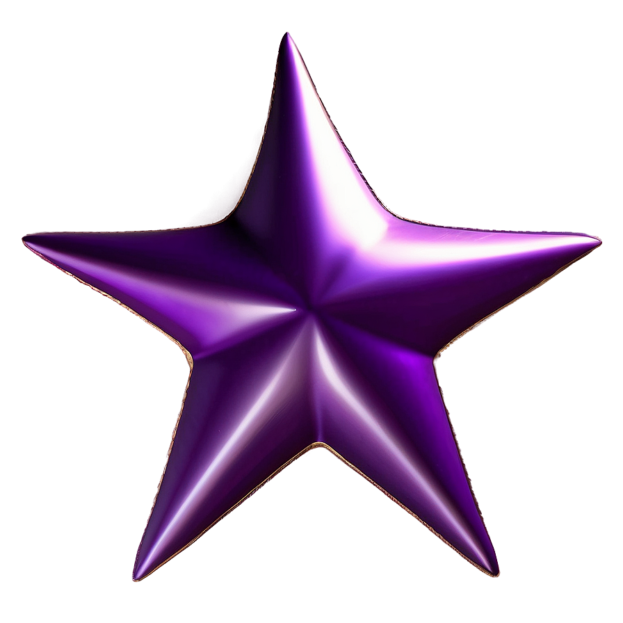 Gleaming Purple Star Symbol Png 74 PNG Image