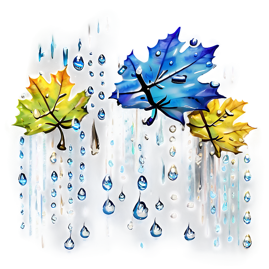 Glistening Autumn Rain Png 78 PNG Image