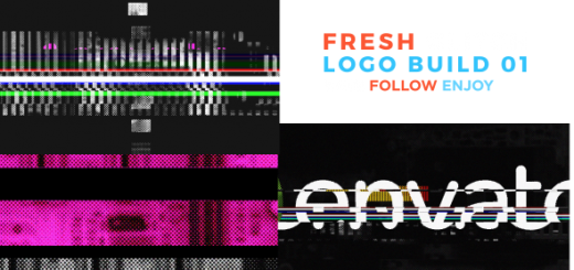 Glitch Effect Logo Preview PNG Image