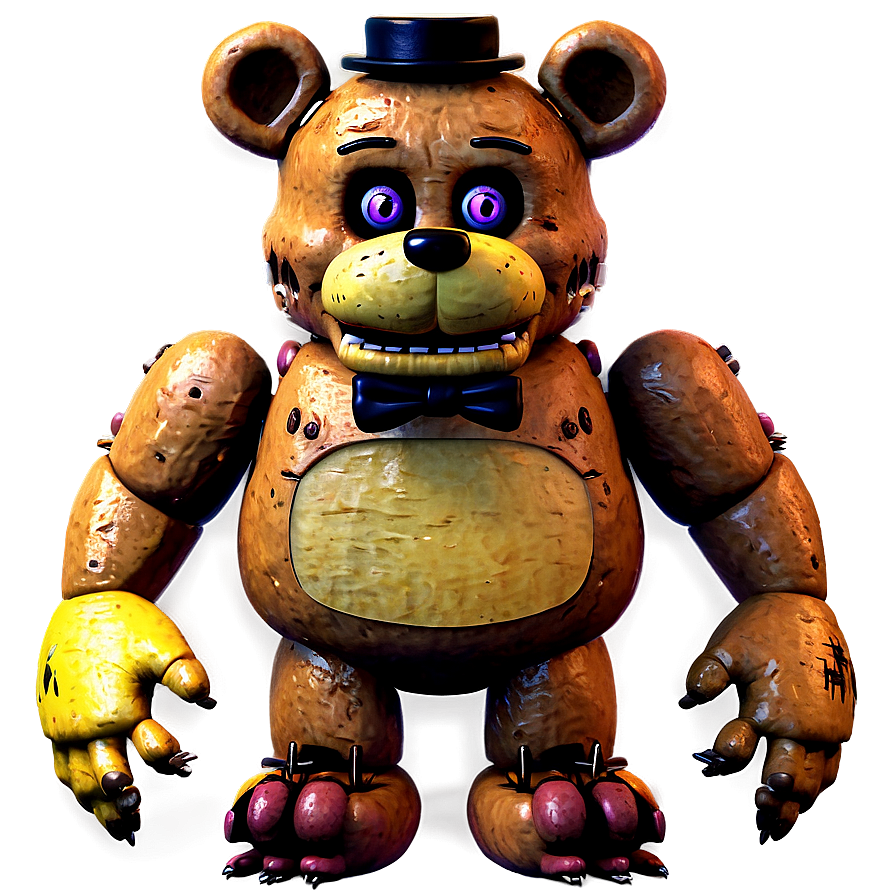 Glitch Freddy Fazbear Png Upx PNG Image