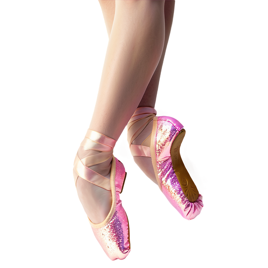 Glitter Ballet Shoes Png Kff53 PNG Image