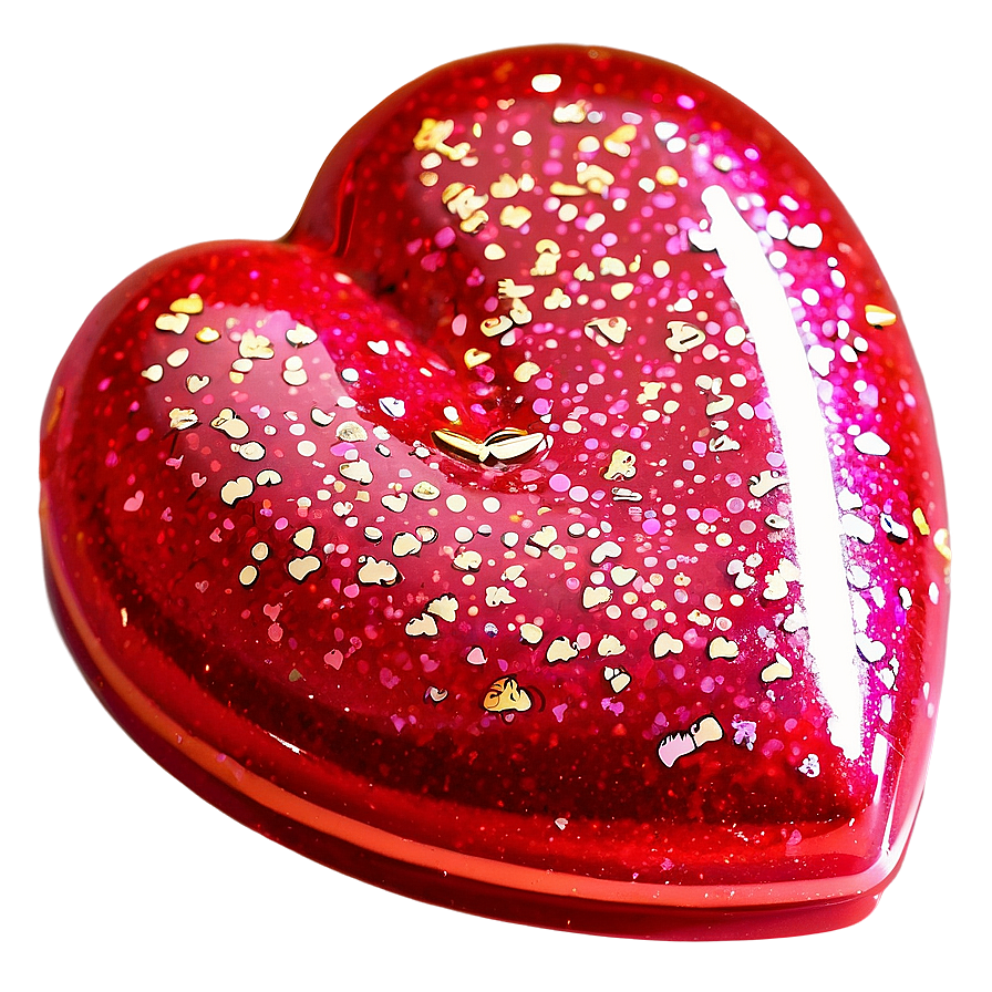 Glitter Candy Heart Png 06122024 PNG Image