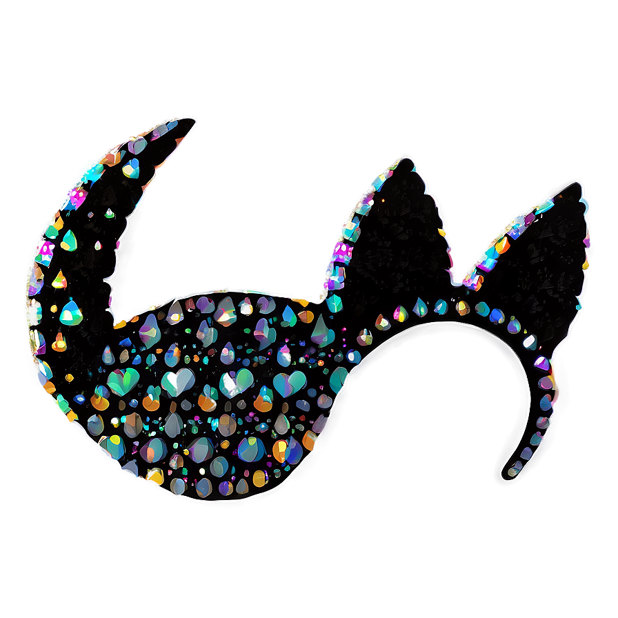 Glitter Cat Ear Png 06212024 PNG Image