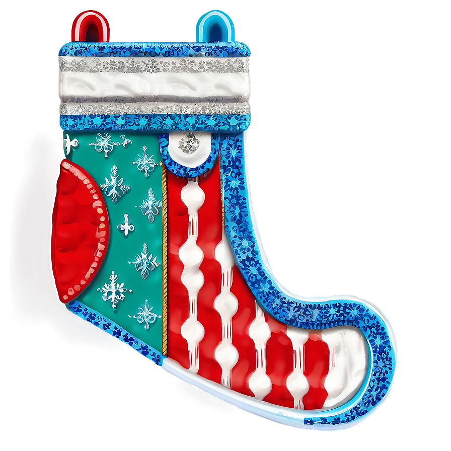 Glitter Christmas Stocking Png 24 PNG Image