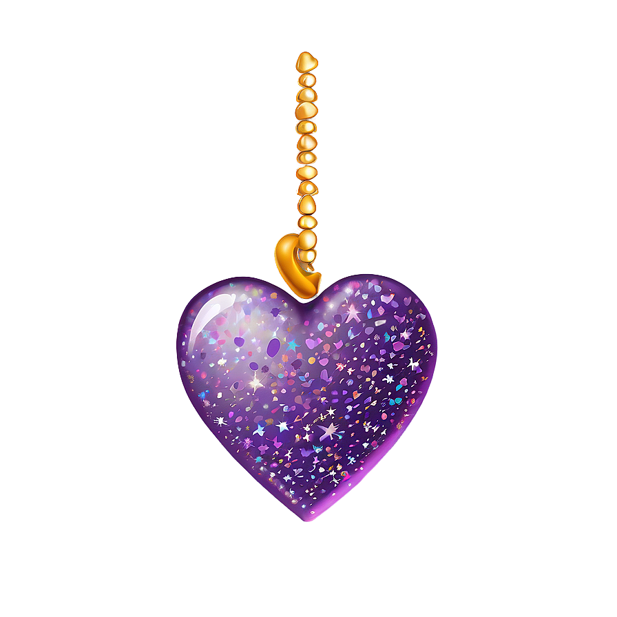 Glitter Heart Clipart Png 58 PNG Image