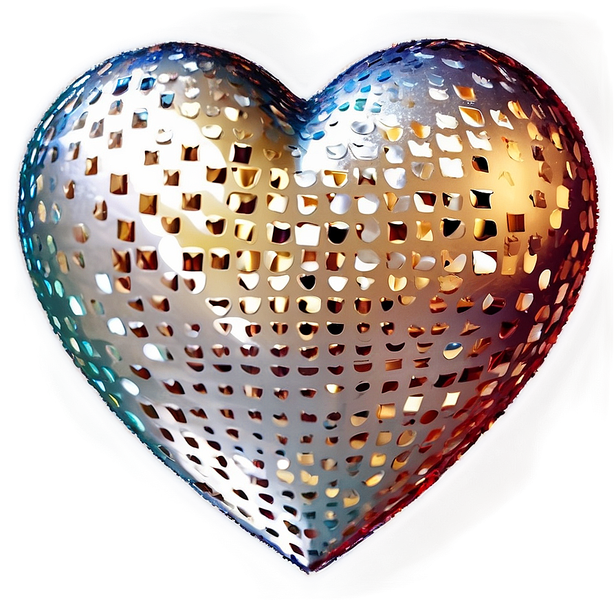 Glitter Heart Emoji Png 92 PNG Image