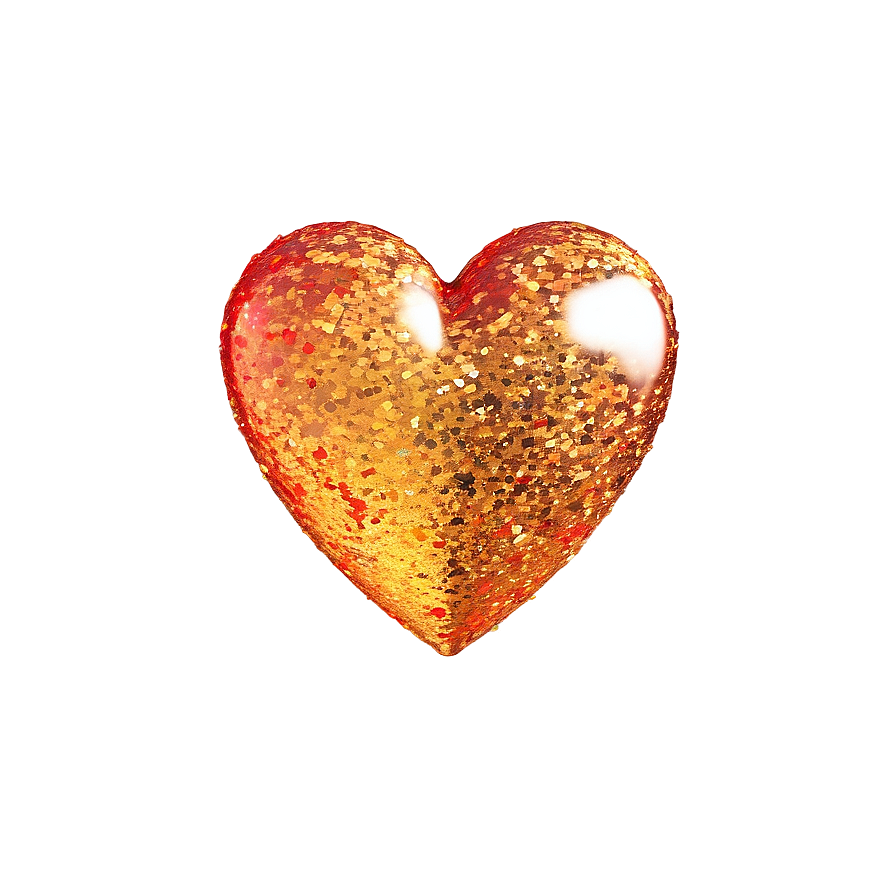 Glitter Heart Emoji Png 96 PNG Image