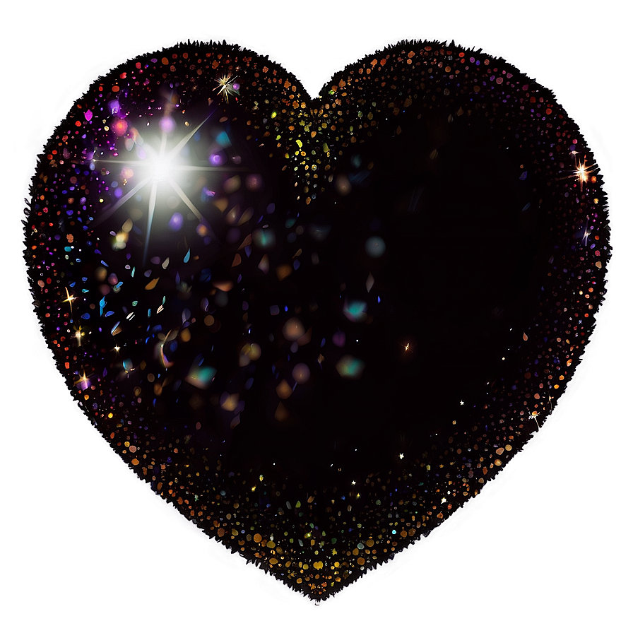 Glitter Heart Galaxy Png 40 PNG Image