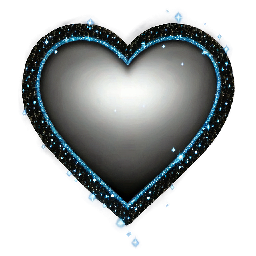 Glitter Heart Love Png Cqx72 PNG Image