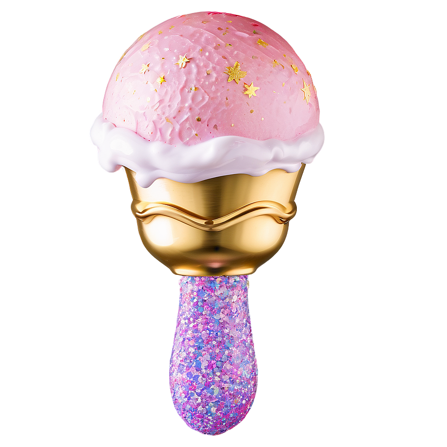 Glitter Ice Cream Scoop Png 46 PNG Image