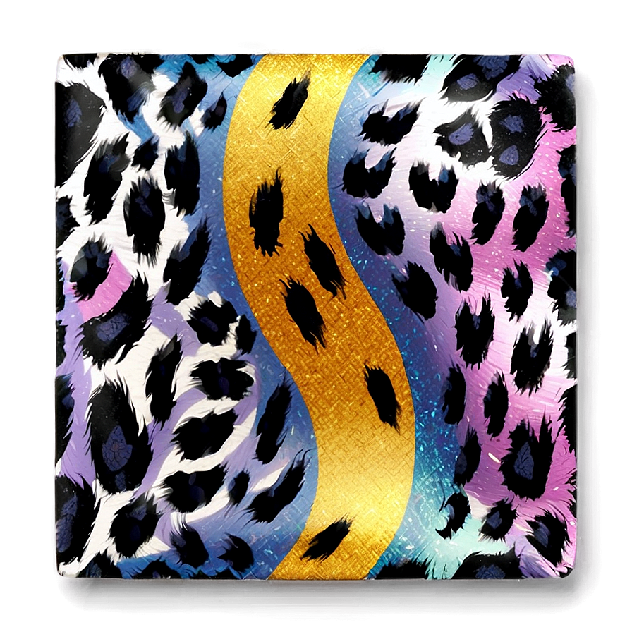 Glitter Leopard Pattern Png Rxi PNG Image