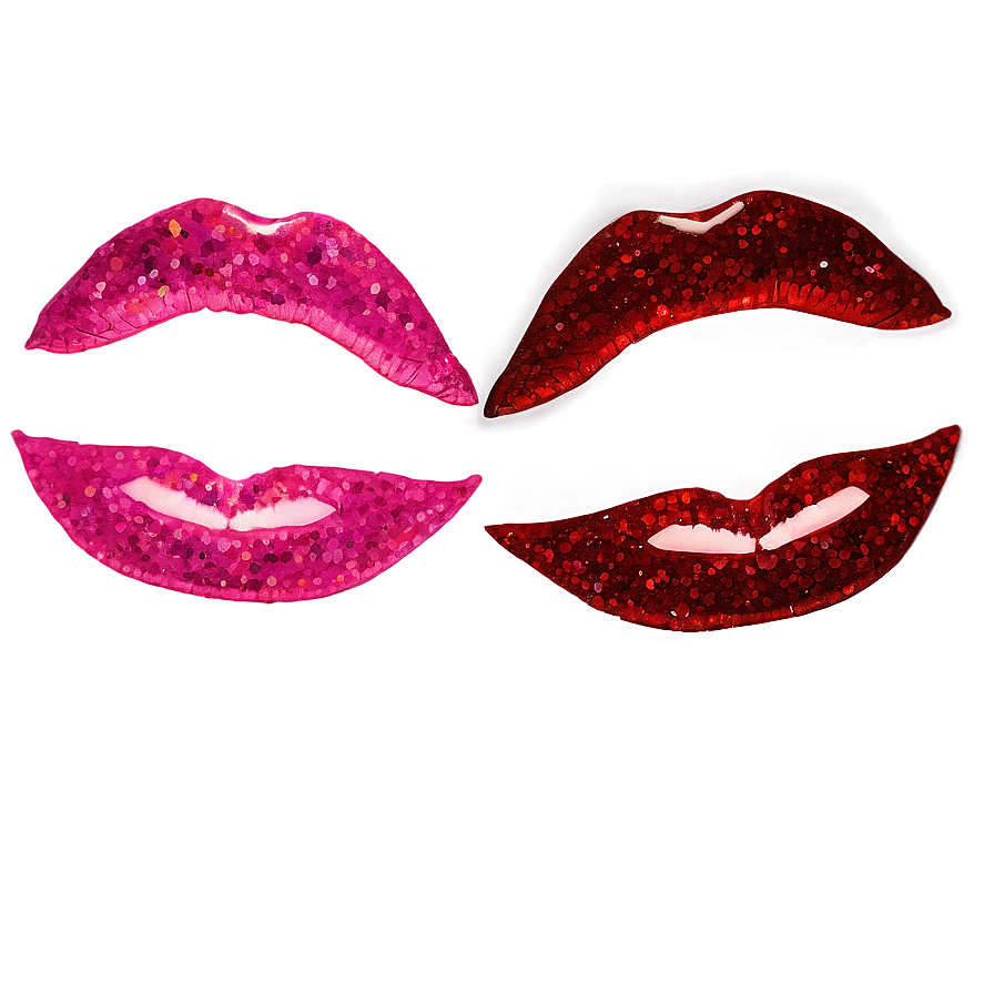 Glitter Lip Kiss Png 05032024 PNG Image