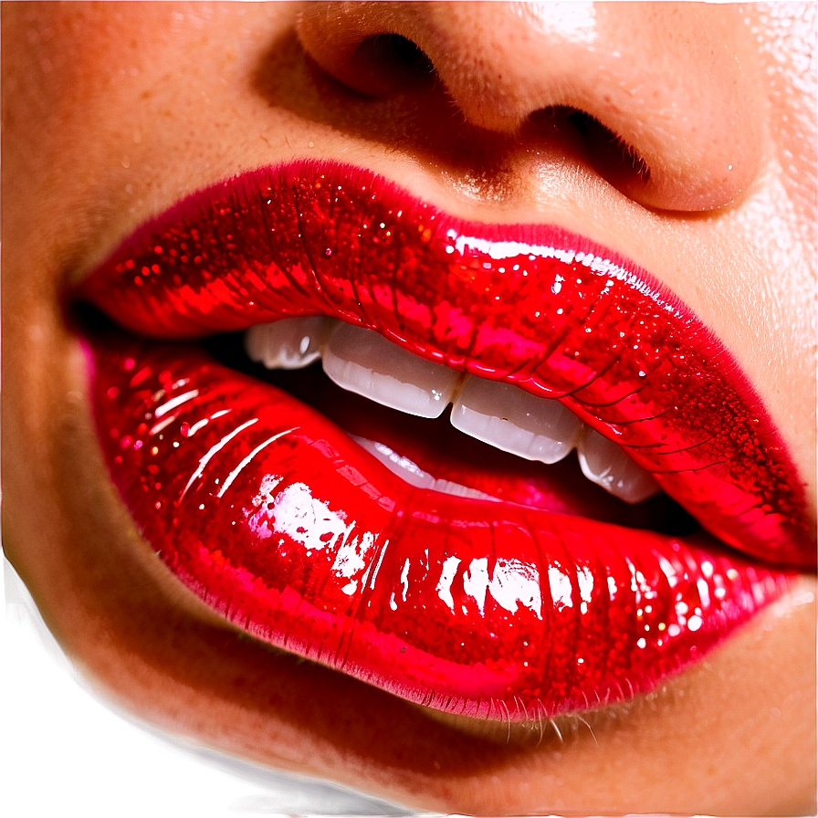 Glitter Lip Png Puh PNG Image