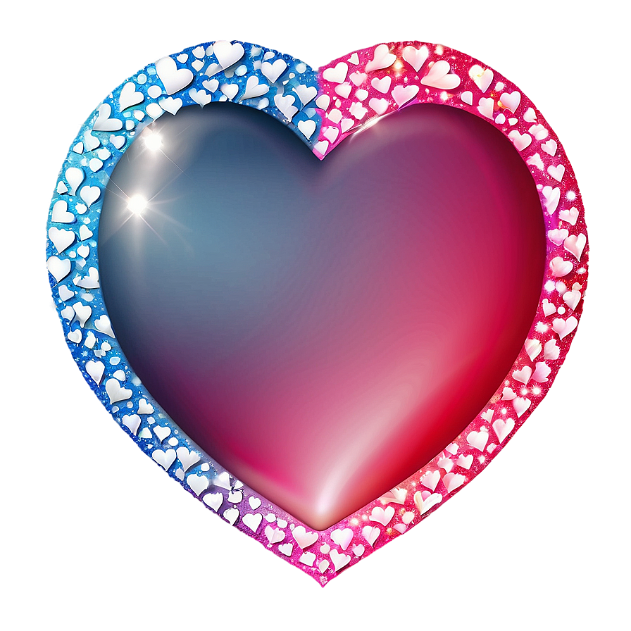 Glitter Love Heart Png 41 PNG Image