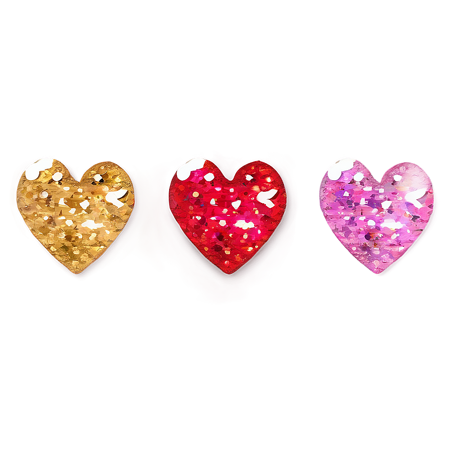 Glitter Love Heart Png Joj49 PNG Image