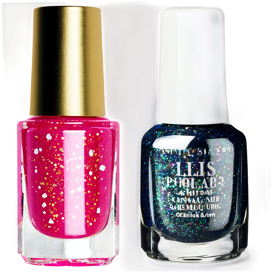 Glitter Nail Polish Png Hvm26 PNG Image