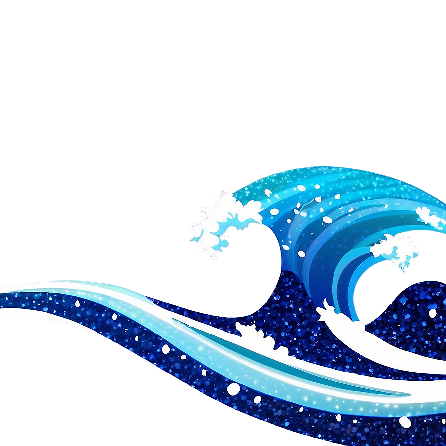 Glitter Ocean Wave Png 93 PNG Image