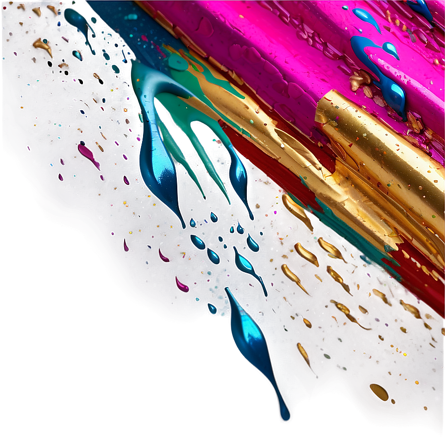 Glitter Paint Stroke Png Yuk PNG Image