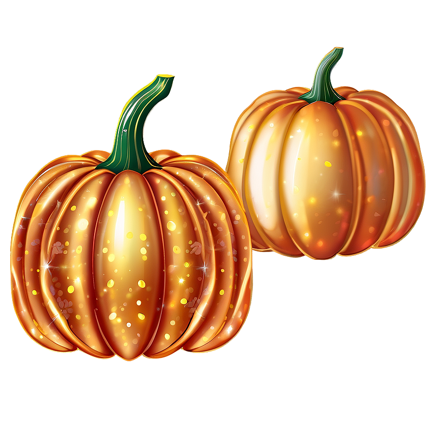 Glitter Pumpkin Clipart Png Und32 PNG Image