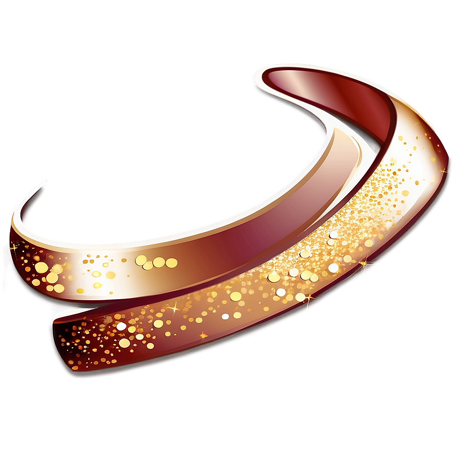 Glitter Ribbon Gift Png Nkq PNG Image