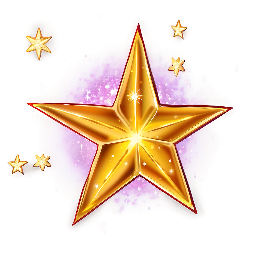 Glitter Star Clipart Png Cmb PNG Image