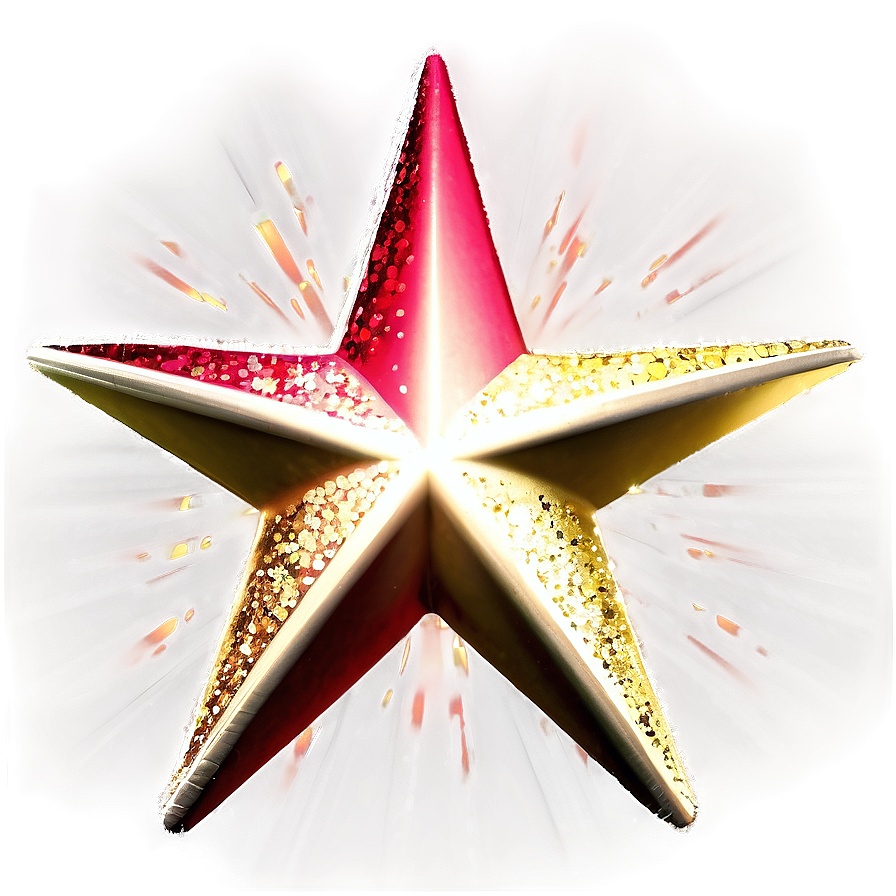 Glitter Star Shine Png 40 PNG Image