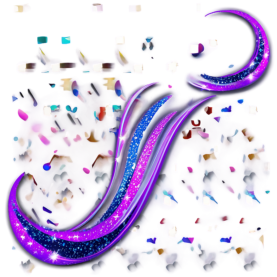 Glitter Wind Swirl Png Fme25 PNG Image