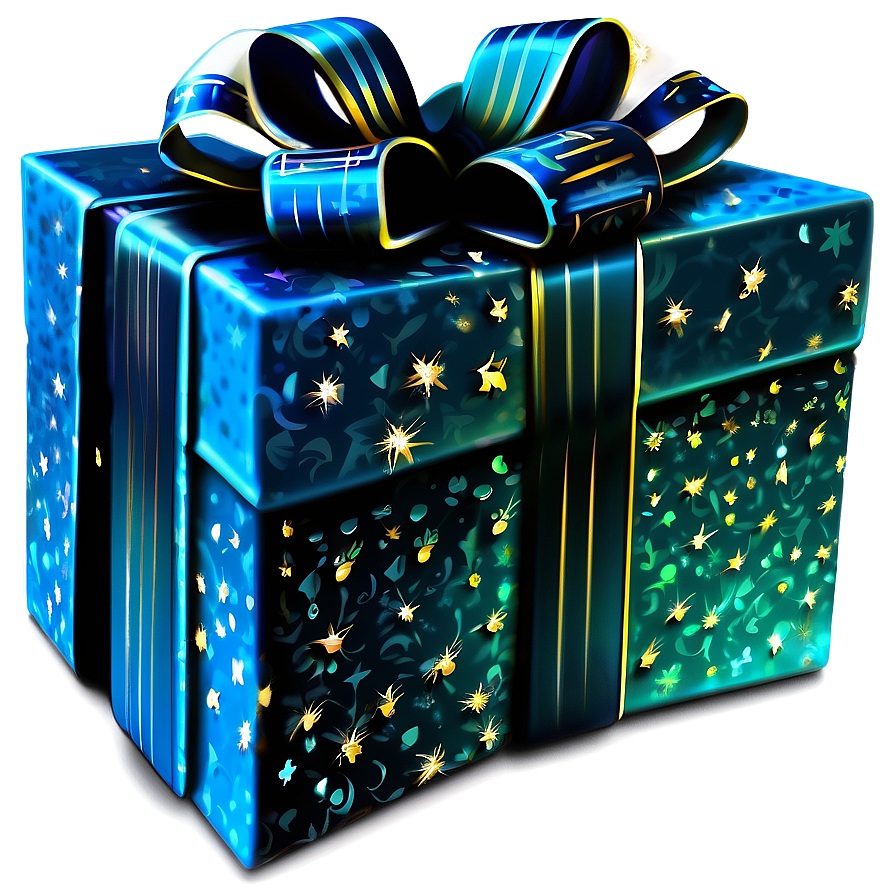 Glittering Gift Box Png Vtm91 PNG Image