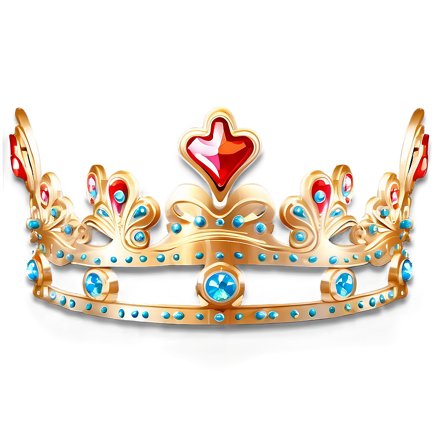 Glittering Princess Crown Art Png 05252024 PNG Image