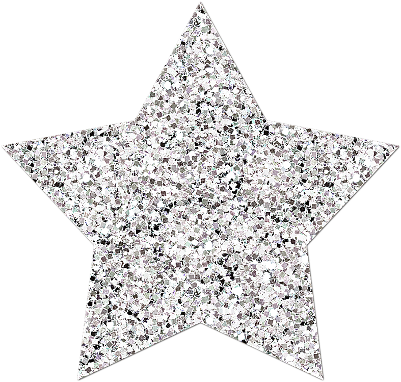 Glittering Star Texture PNG Image