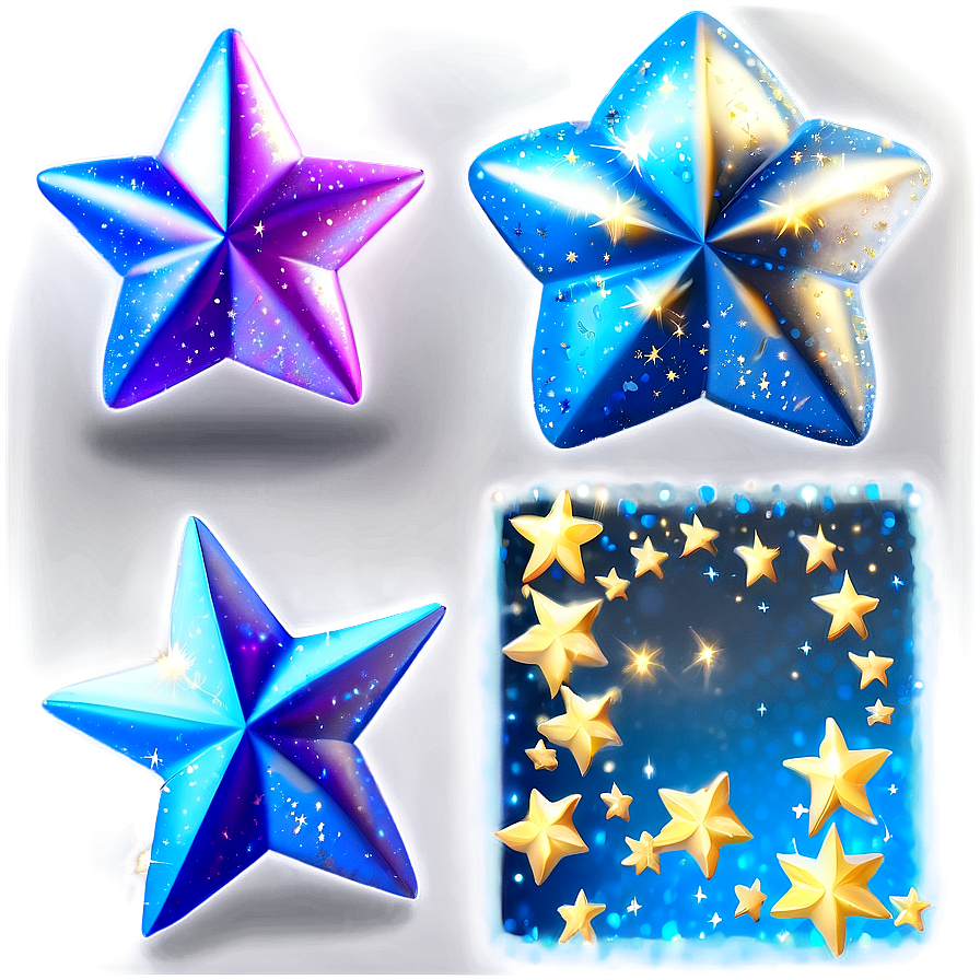 Glittering Stars Png 37 PNG Image