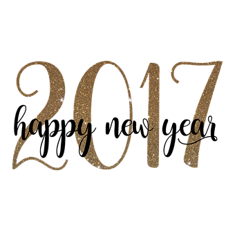 Glittering2017 New Year PNG Image