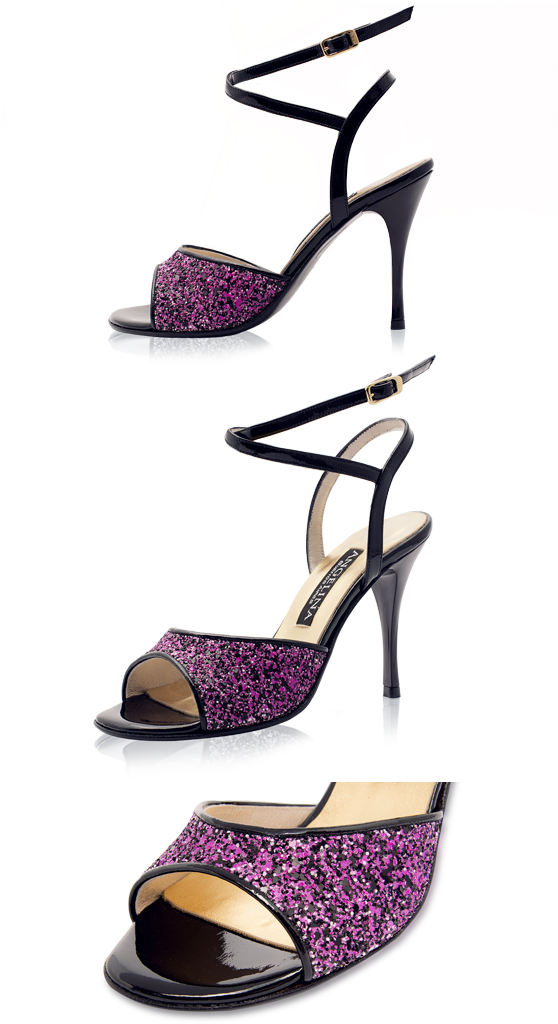 Glittery Pink Heels Collection PNG Image