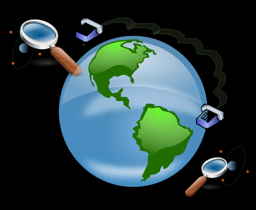 Global Communication Concept PNG Image