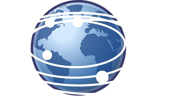 Global Communication Network PNG Image