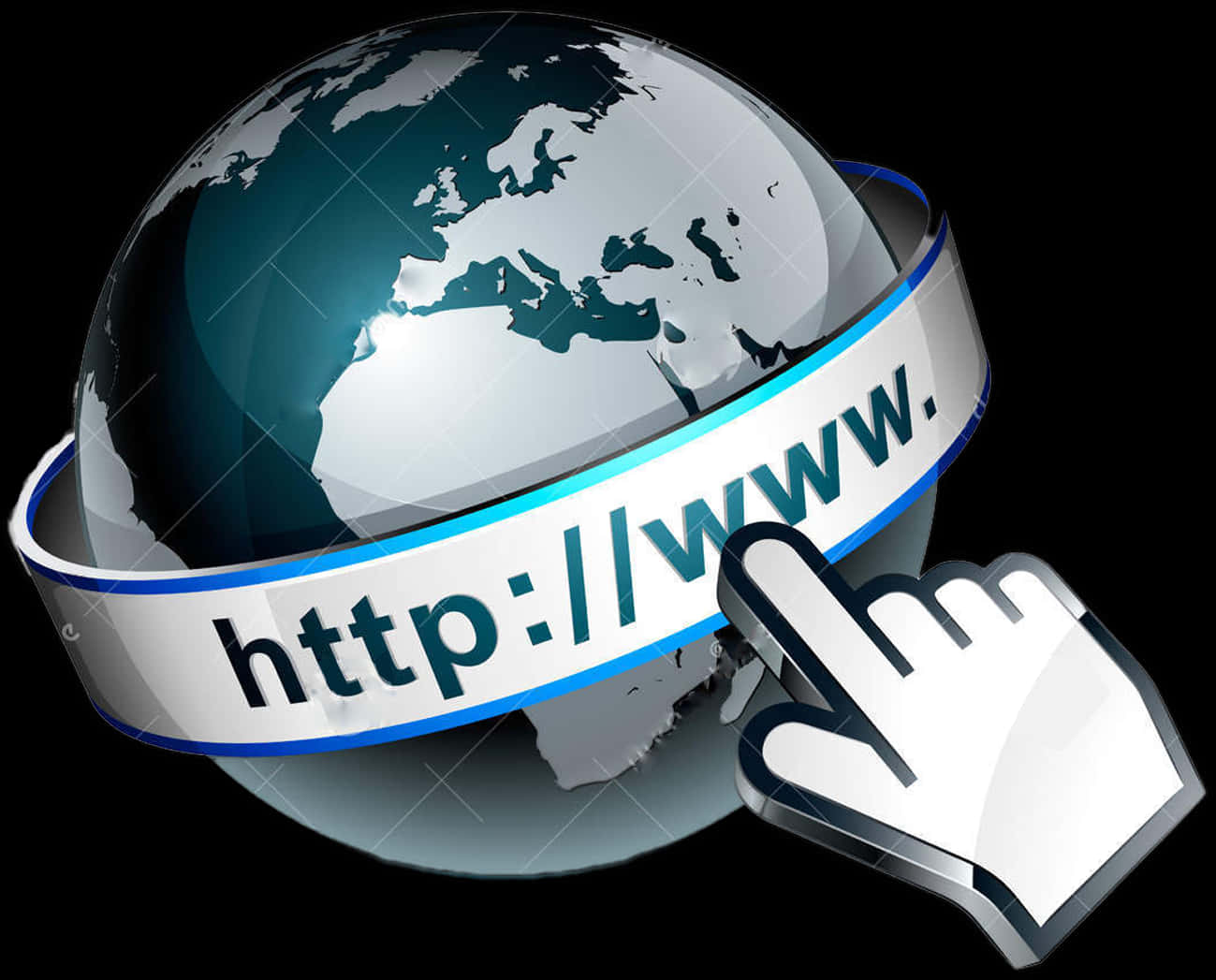 Global Internet Access Concept PNG Image